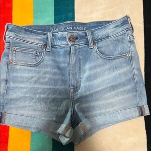 American Eagle Outfitters Light Blue Jean Shorts